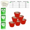 Just Pudding Basins Red 0.25 Pint, 140ml Steam Pudding Basin