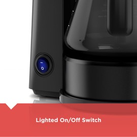 BLACK+DECKER CM0755BZ 4-in-1 5-Cup* Station Coffeemaker, Black, 5 Cup