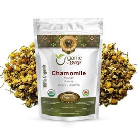 Organic Way LLC Chamomile Flower Whole, European Wild Harvest (2 Oz)