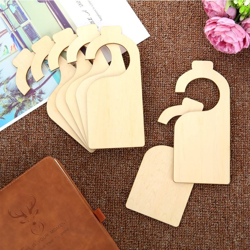 21 Pack Blank Clothing Rack Divider, Wooden Closet Size Divider,