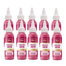 Infinix Biotin Hair Oil: Advanced growth serum for fuller, thicker hair & soothing scalp care. Non-greasy, 2oz/60ml, pack of 10