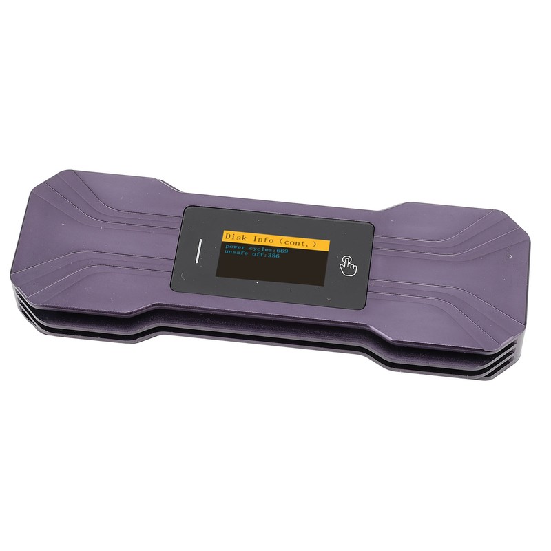 SSD Enclosure M.2 NVMe Visual Smart Mobile External Case 10