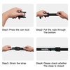 WONITAGO Premium 'No Scratch' Silicon Tie Down Cam Straps for