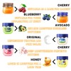 Bee Lip Balm Honey Pot Set,6PCS Moisturizing Lip Mask for