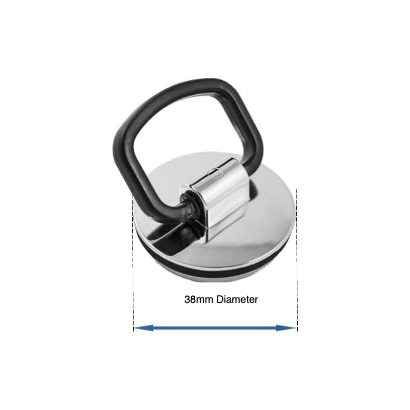E2trade Basin Chrome Plated Brass Plug with Easy Grip Handle