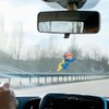 ZOSTLAND Cute Swing Ornament Car Auto Rear View Mirror Hanging