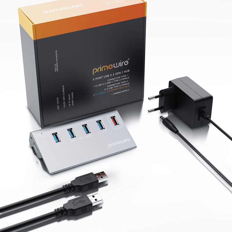 CSL - USB HUB 3.2 Gen1, USB Adapter, USB Splitter