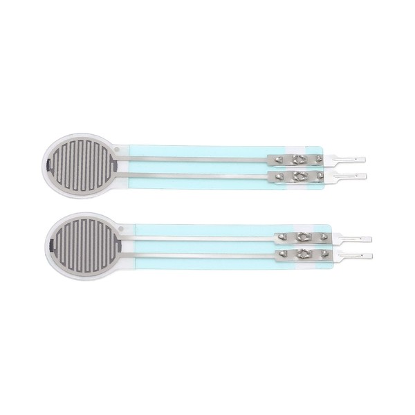 Oumefar 2Pcs Thin Film Pressure Sensor Flexible Bend Force Sensitive