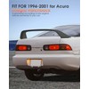 FINDAUTO ABS Car Spoiler Wing Body Kit Type-R Style Fit