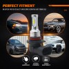 AUIMSOCO 9006 9005 LED Headlights Kit Combo Bulbs 10000K High