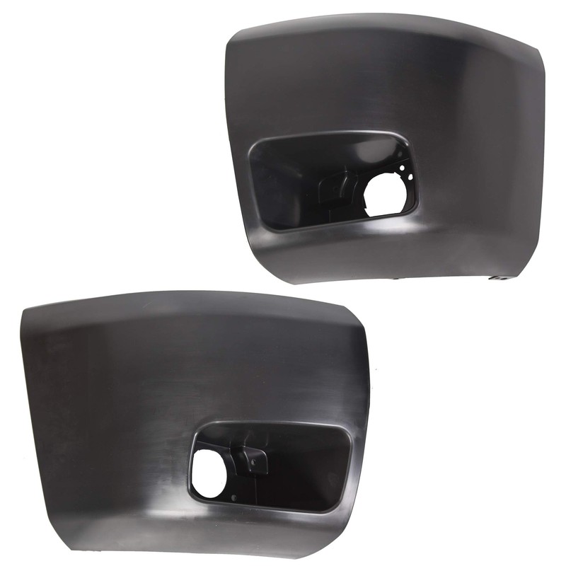 KUAFU Front Bumper End Cap W/Fog Light Hole Compatible with