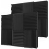 TroyStudio Thick Acoustic Foam Panels, 12 X 12 X 3