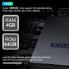 TV Box Dual Frequency WiFi Media Player for Android 8.1