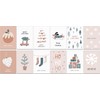 30 Boho Simple and Classic Christmas Cards with Recycled Kraft