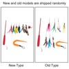 9pcs Cat Feather Wand Toy 3 Sections Retractable Cat Interactive