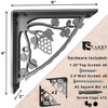 Starby Heavy Duty Wall Shelf Brackets ~ Metal Corbel Supports