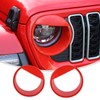 Linksip Angry Eye Headlight Covers Compatible with 2024 2025+ Jeep