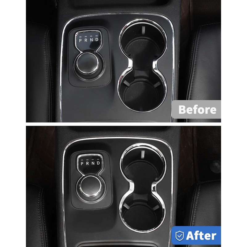 Gear Shift Cup Holder Cover Trim Bezel Fit for Dodge