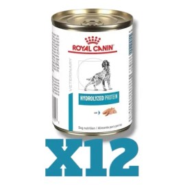 12 Latas Royal Canin Hydrolyzed Protein Perro Adulto 390g                                                                                             