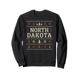 North Dakota Ugly Christmas Sweater Sweatshirt