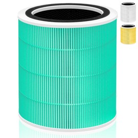 Core 400S Toxin Absorber Replacement Filter for LEVOIT Core 400S and Core400S-P/Core 400S-rf Air Purifier,3-in-1 True H13 HEPA Activated Carbon Pre-Filter,Core400S-RF-TX (LRF-C401-GUS),1 Pack,Green