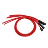 Spark Plug Ignition Wire Set Red High Performance Silicone 1m