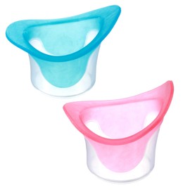 2pcs Eye Wash Cup 10ml Eye Wash Cleaner Kit Eyewashs Bath Kit Silicone Manual Eyes Cleansing Cup for Eyes Rinse Portable eyeCare Tool for Quick Effective Sooth Tired eyeRefresh Dust Makeup Irritant