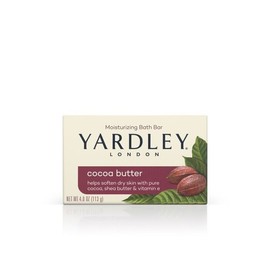 Yardley London Cocoa Butter Moisturizing Bath Bar Soap 4 oz