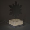 3D Metal Sheet Night Light Rotation Rechargeable Decoration 3D Night