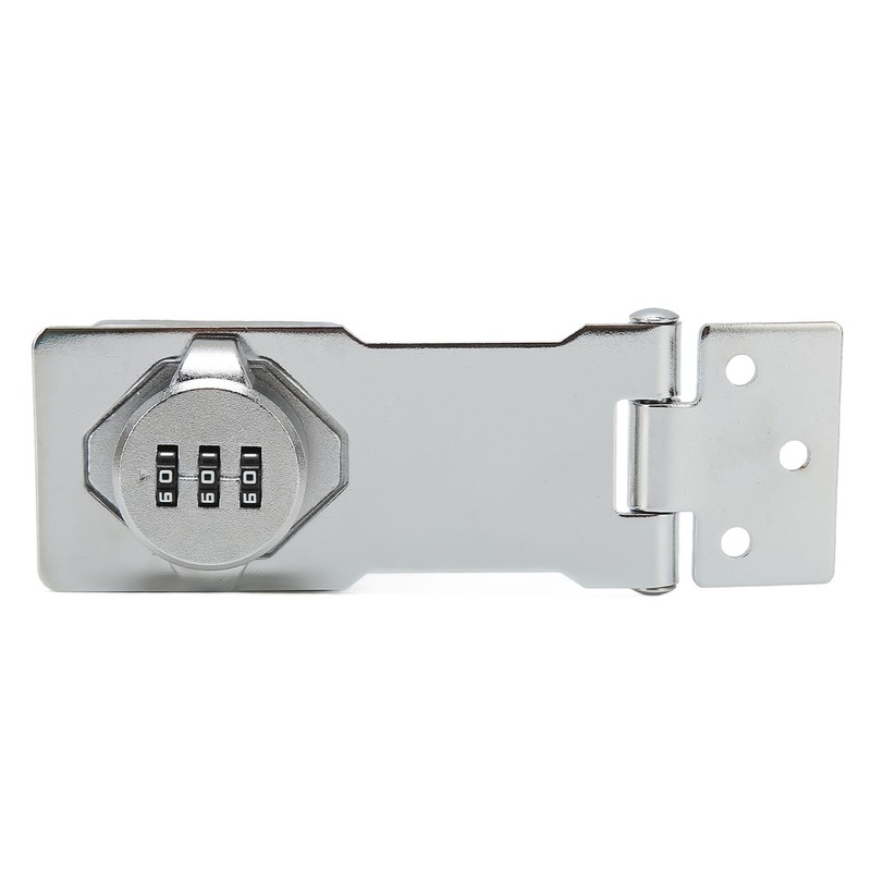 Mechanical Password Lock Silver Combination Lock Anti Theft Hasp Lock