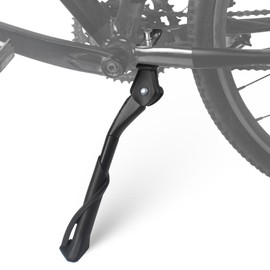 gzerma Bicycle Stand Mountain Bike 24-29 Inch Height Adjustable Bicycle Stand Aluminium Alloy Non-Slip Centre Stand for E-Bike, MTB, Trekking Bike, City Bike, Road Bike
