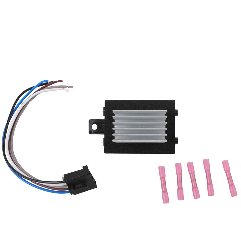 HVAC Fan Blower Motor Resistor with Connector Wire Harness Compatible
