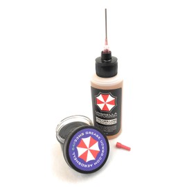 Umbrella Corporation Unicorn Lube Gun Oil Plus .5oz Jar Aeroshell 33MS / 64 Grease (2oz Oil + .5oz Grease)