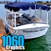1060 Graphics - Custom Made Boat Registration Numbers or Boat