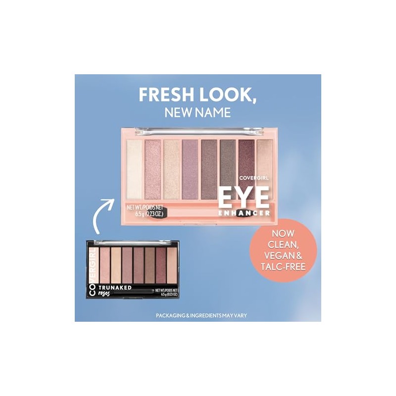 CoverGirl Paleta de Sombras Trunaked, Roses, 6.5 g