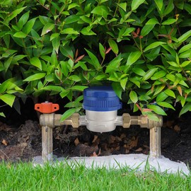 Cocoarm Water Meter Tap Meter Cold Water 1.5 m3 / h 0-40 °C Mechanical Water Meter 15 mm 1/2 Inch Copper Water Flow Meter