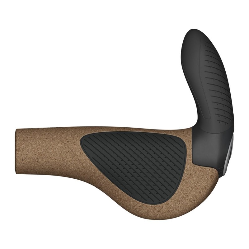 Ergon GP3-L Evo BioKork Ergo E-Bike MTB Bicycle Grips Brown/Black
