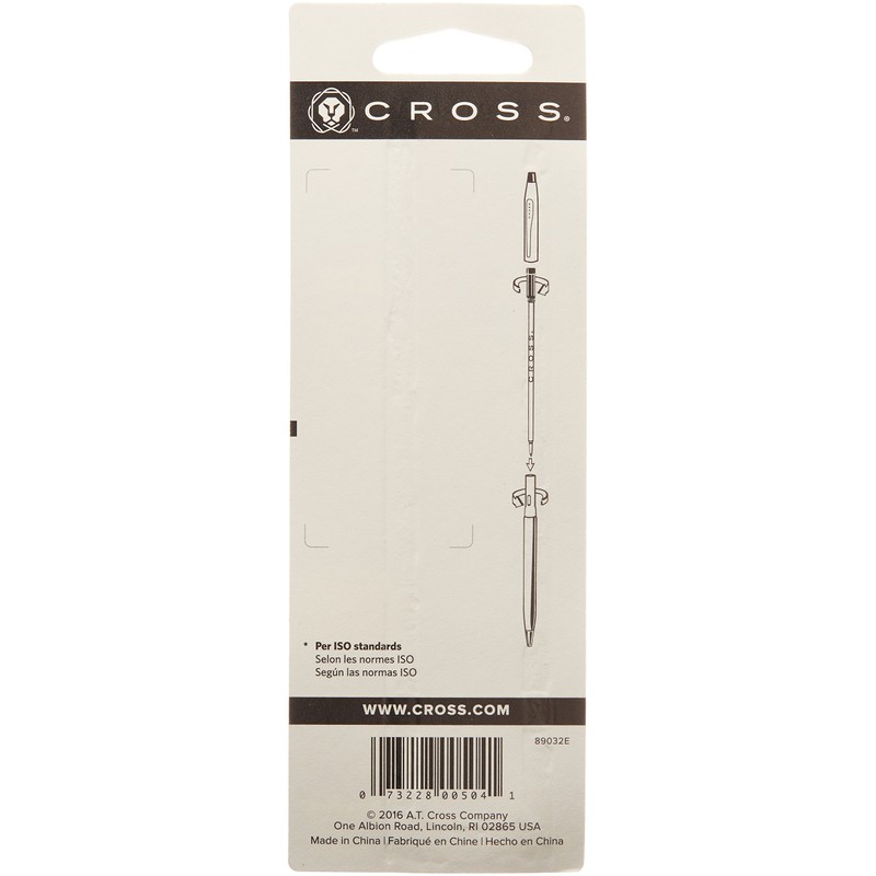 Cross Ballpoint Pen Refill 12-Pack Blue Fine