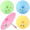 Dunzy 4 Pcs Chinese Handmade Umbrella Oiled Paper Classical Plum
