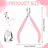 Stainless Steel Cuticle Remover Nippers Rubber Cuticle Trimmer Professional Manicure
