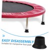 Abaodam 4pcs Small Trampoline Covers Rubber Feet Caps Durable Non