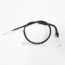 PHOENIX Monkey Axle Wire Cable, Long, 3.9 inches (10 cm), 31.9 inches (810 mm), Black, Stainless Mesh, AB27, Gorilla, 50, Black, Motorcycle