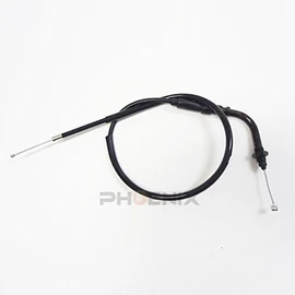 PHOENIX Monkey Axle Wire Cable, Long, 3.9 inches (10 cm), 31.9 inches (810 mm), Black, Stainless Mesh, AB27, Gorilla, 50, Black, Motorcycle