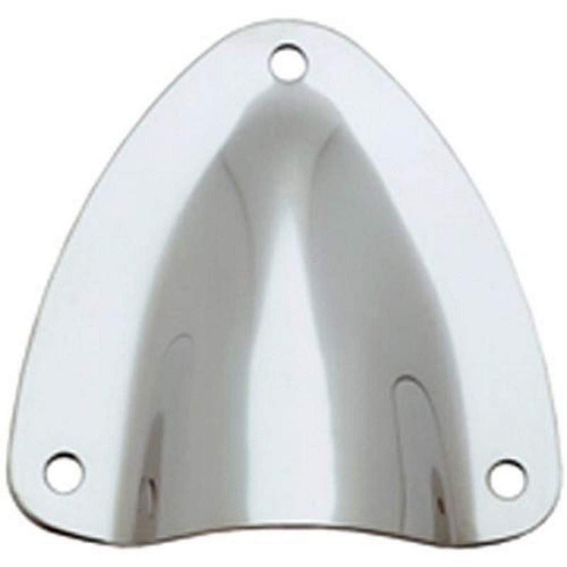 Attwood Stainless Steel Clamshell Vent, black