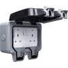 BG ELECTRICAL OUTDOOR SWITCHED SOCKET 2G DP 13A