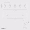 LARHN Wall Mounted Coat Rack, Wooden Wall Coat Rack with