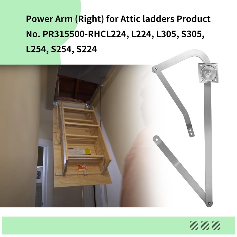 XQK PR315500-RH Attic Ladder Kit Power Arm Assy Right Hand