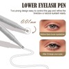 3pcs Eye Makeup Tool Set,Double Ended Eyebrow Pencil,Lower Lash Eyeliner,Freckle