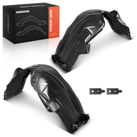 A-Premium Pair Front Inner Fenders Liner Splash Shield Set with Clips - Compatible with Toyota Avalon 2013-2018 Sedan - Factory Fresh (PE+PP), Not Refurbished or Recycled