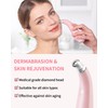 NEWDERMO 2-in-1 Microdermabrasion Machine for Facial, Diamond Microdermabrasion Device USB